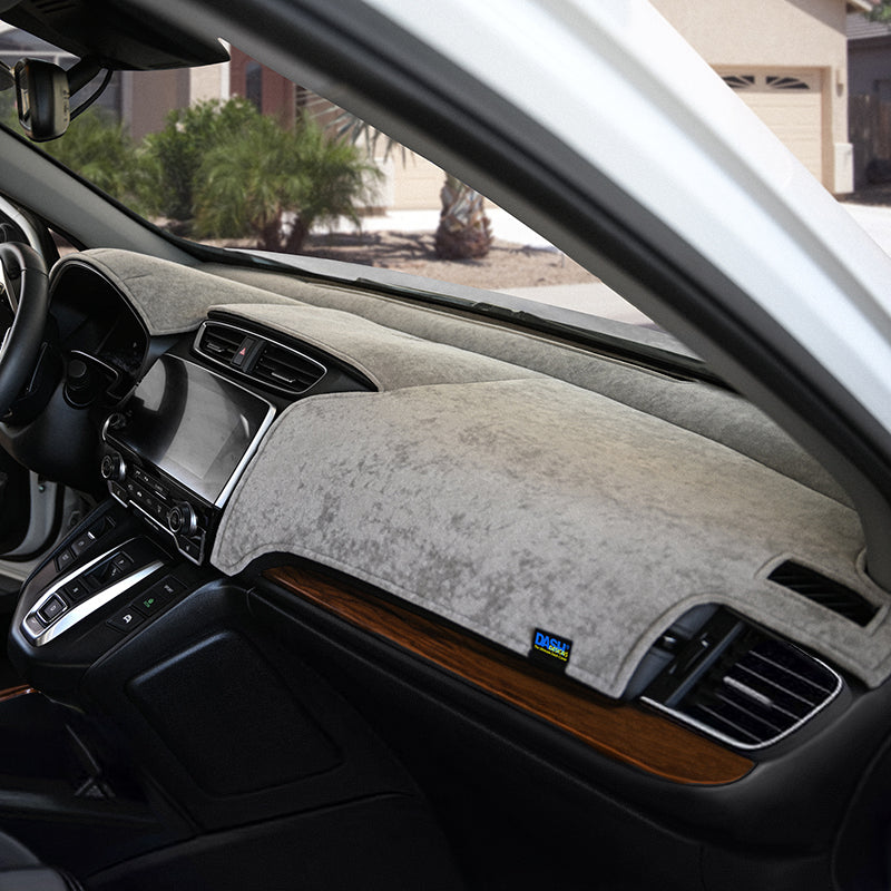 Brushed Suede Gray dash cover in Honda CRV