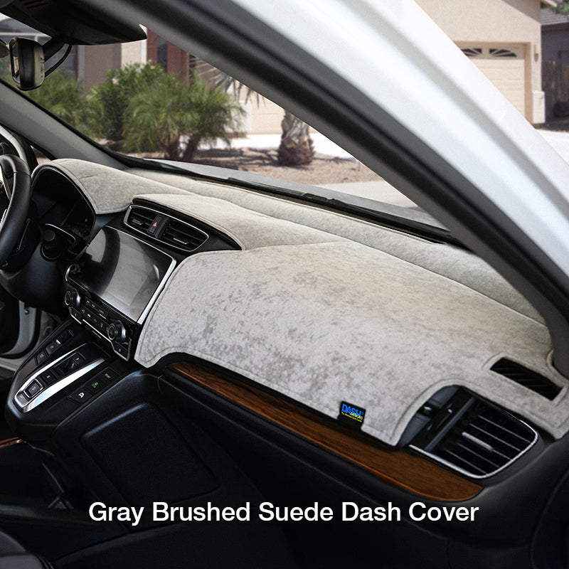 Brushed Suede Gray dash cover in Honda CRV