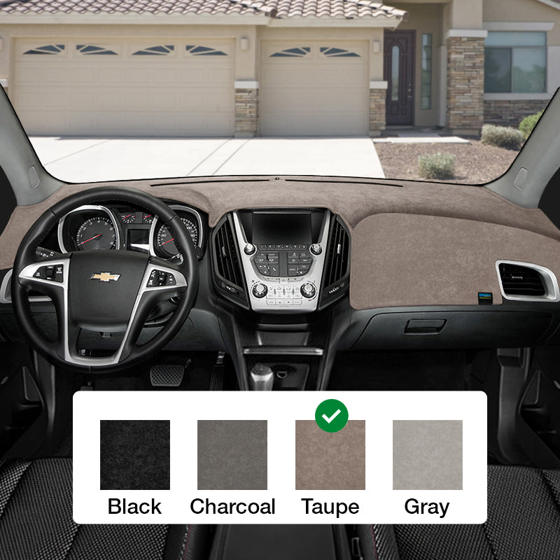 Brushed Suede Taupe Dash Cover Example