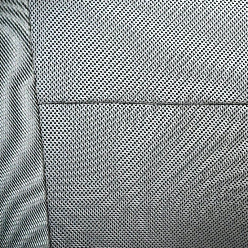 Cool Mesh Silver fabric closeup