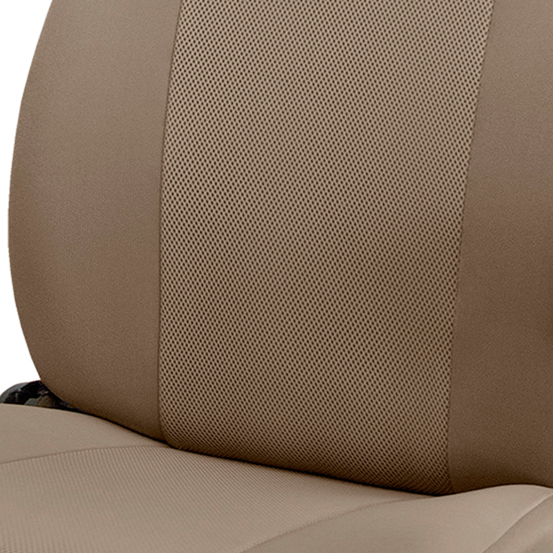 Cool Mesh Tan seat covers closeup
