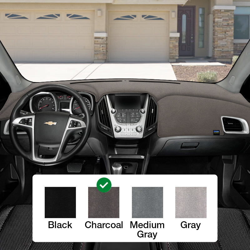 DD Plush Velour Charcoal dash cover example
