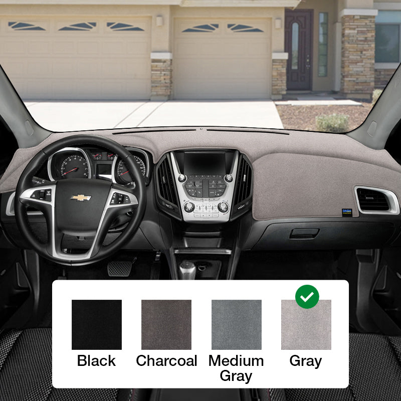 Dash Designs Plush Velour Gray dash cover example