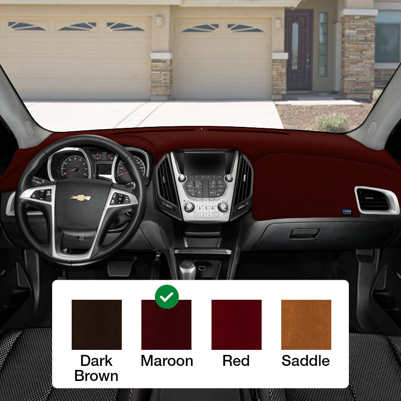 DD Plush Velour Maroon dash cover example