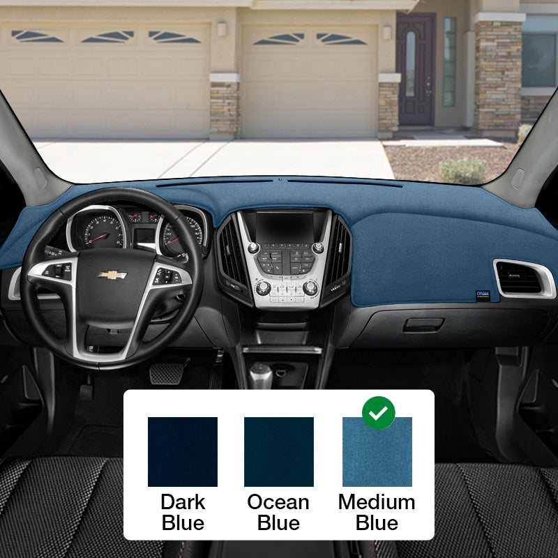 DD Plush Velour Medium Blue dash cover example