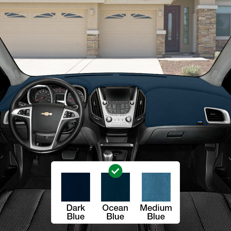 DD Plush Velour Ocean Blue dash cover example