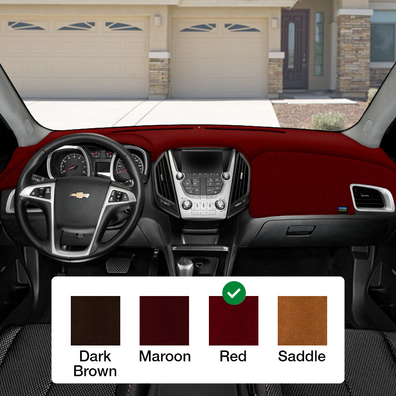DD Plush Velour Red dash cover example