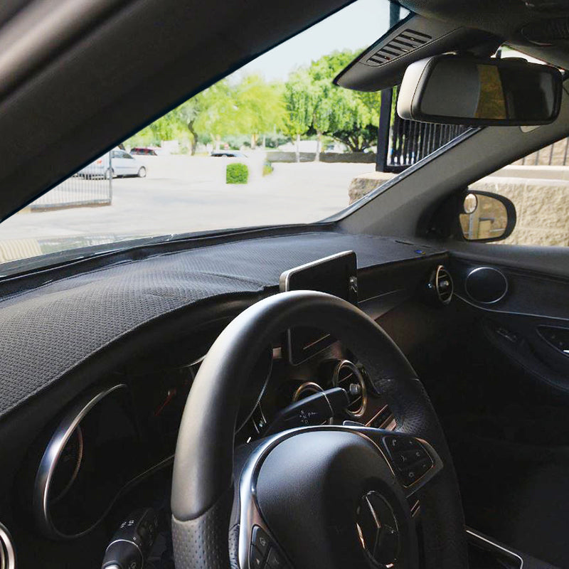 DashTex Black dash cover in Mercedes
