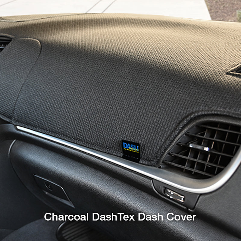 DashTex Charcoal dash cover closeup