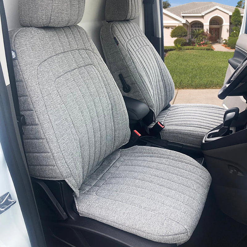 Seat Décor Tweed Gray seat covers