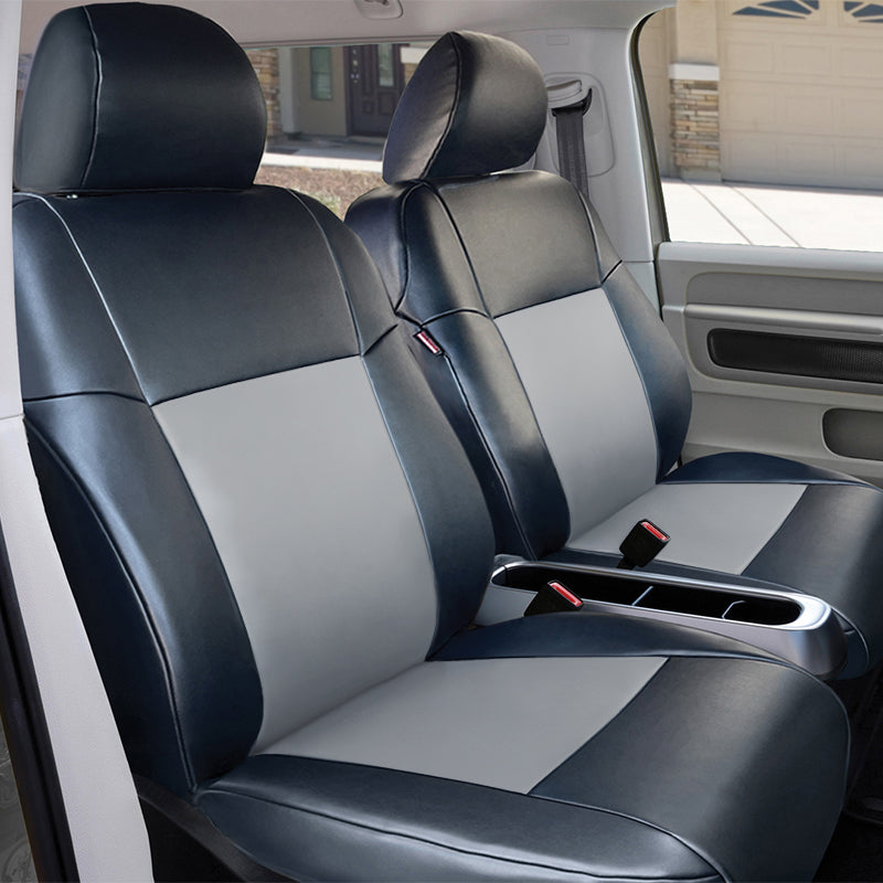 Seat Décor Leatherette Gray 2-Tone seat covers