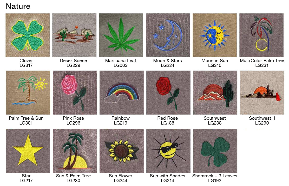 Embroidery Nature Logos