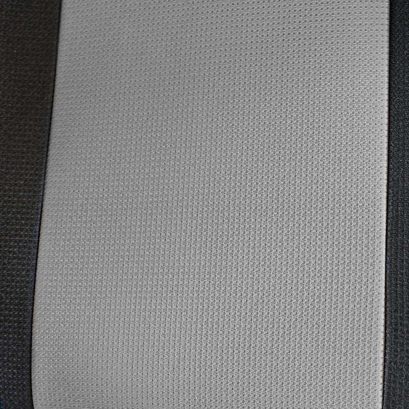 GrandTex Gray 2-Tone seat cover closeup
