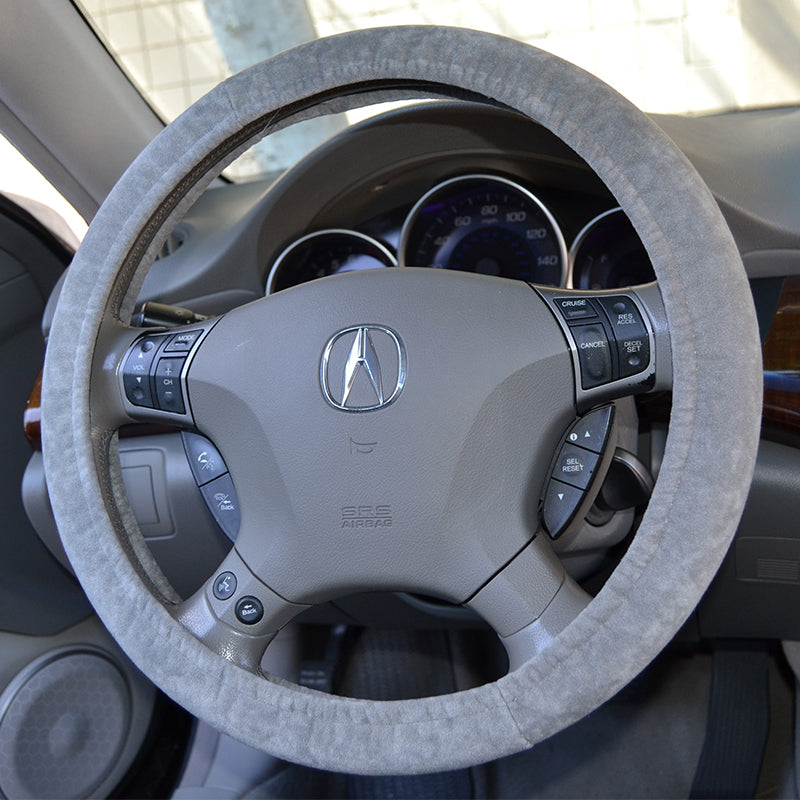 Grip&Go™ Velour Stretch-On Steering Wheel Cover