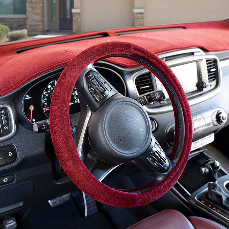 Grip&Go™ Velour Stretch-On Steering Wheel Cover
