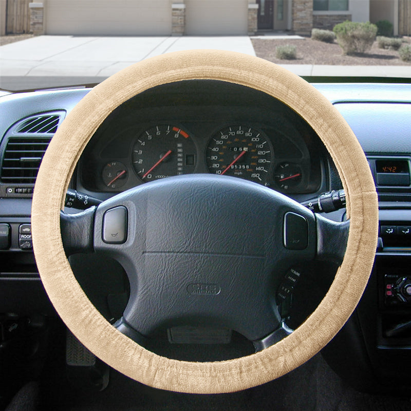 Grip&Go™ Velour Stretch-On Steering Wheel Cover