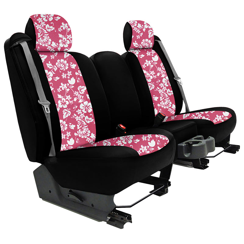 Hibiscus Pink 2-Tone Seat Designs Seat Covers example