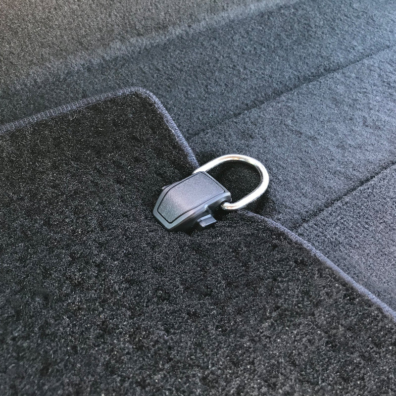 JLU Cargo Mat with Tie Down Closed
