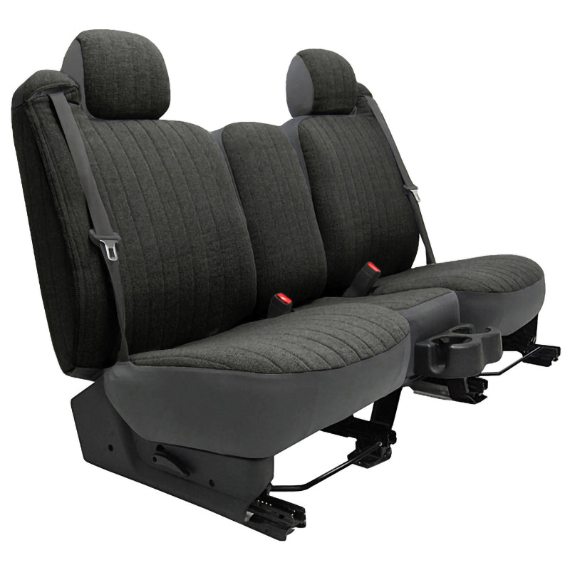 Seat Designs Tweed Charcoal seat covers
