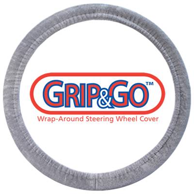 Grip&Go™ Velour Stretch-On Steering Wheel Cover