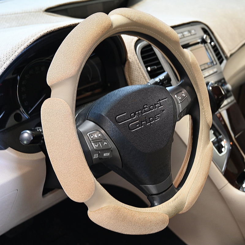 Multi Grip Tan steering wheel cover left side