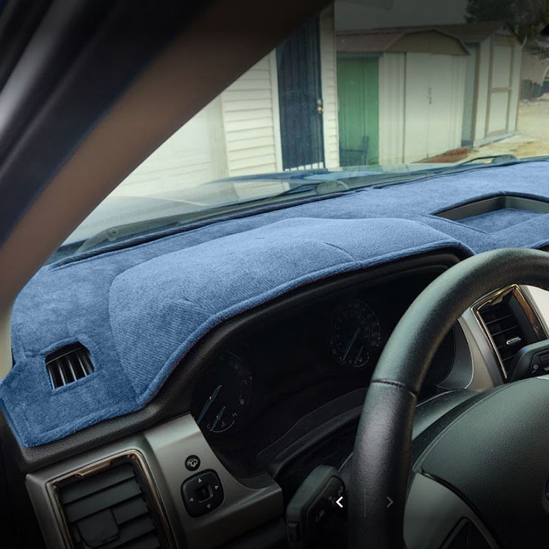 Plush Velour Blue dash cover