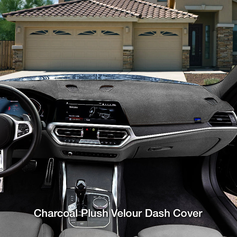Plush Velour Charcoal dash cover