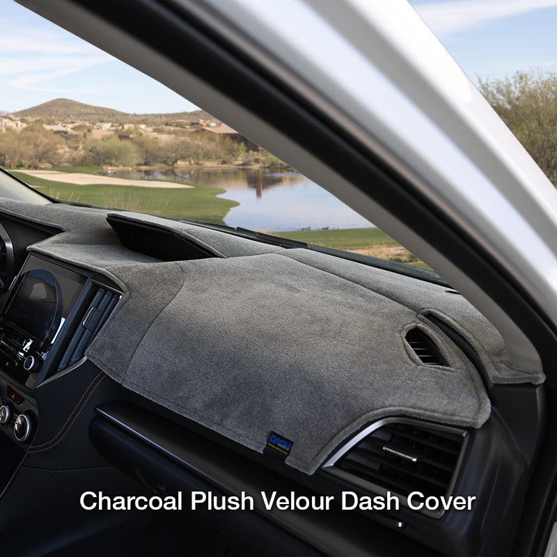 Plush Velour Charcoal dash cover