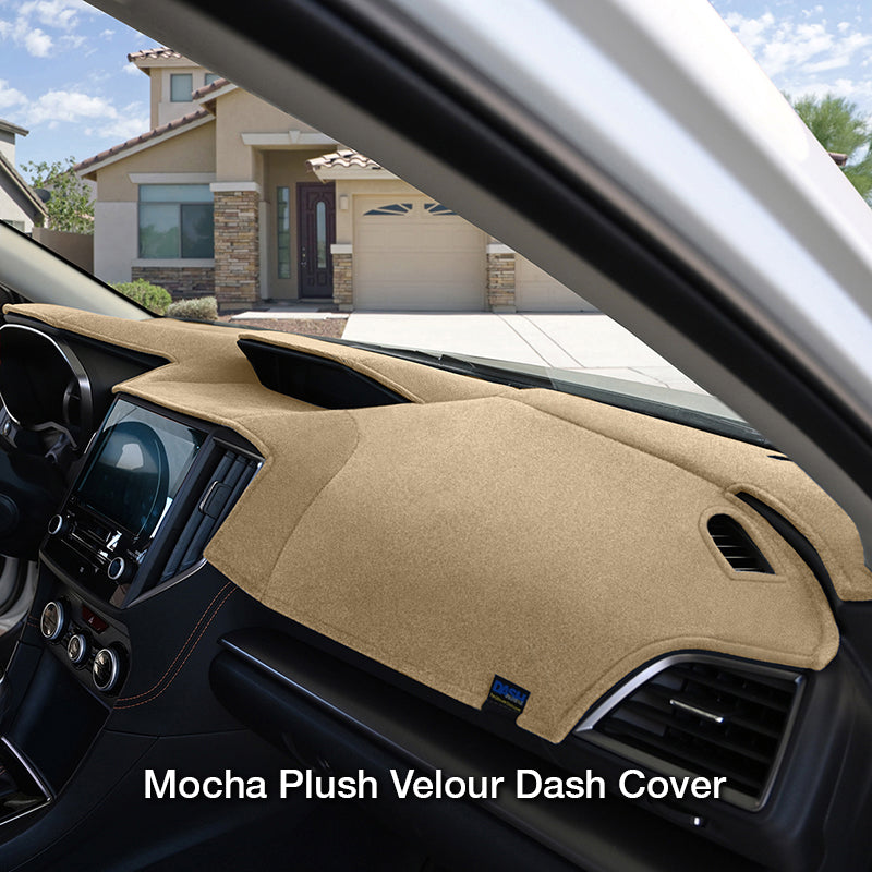 Plush Velour Mocha dash cover