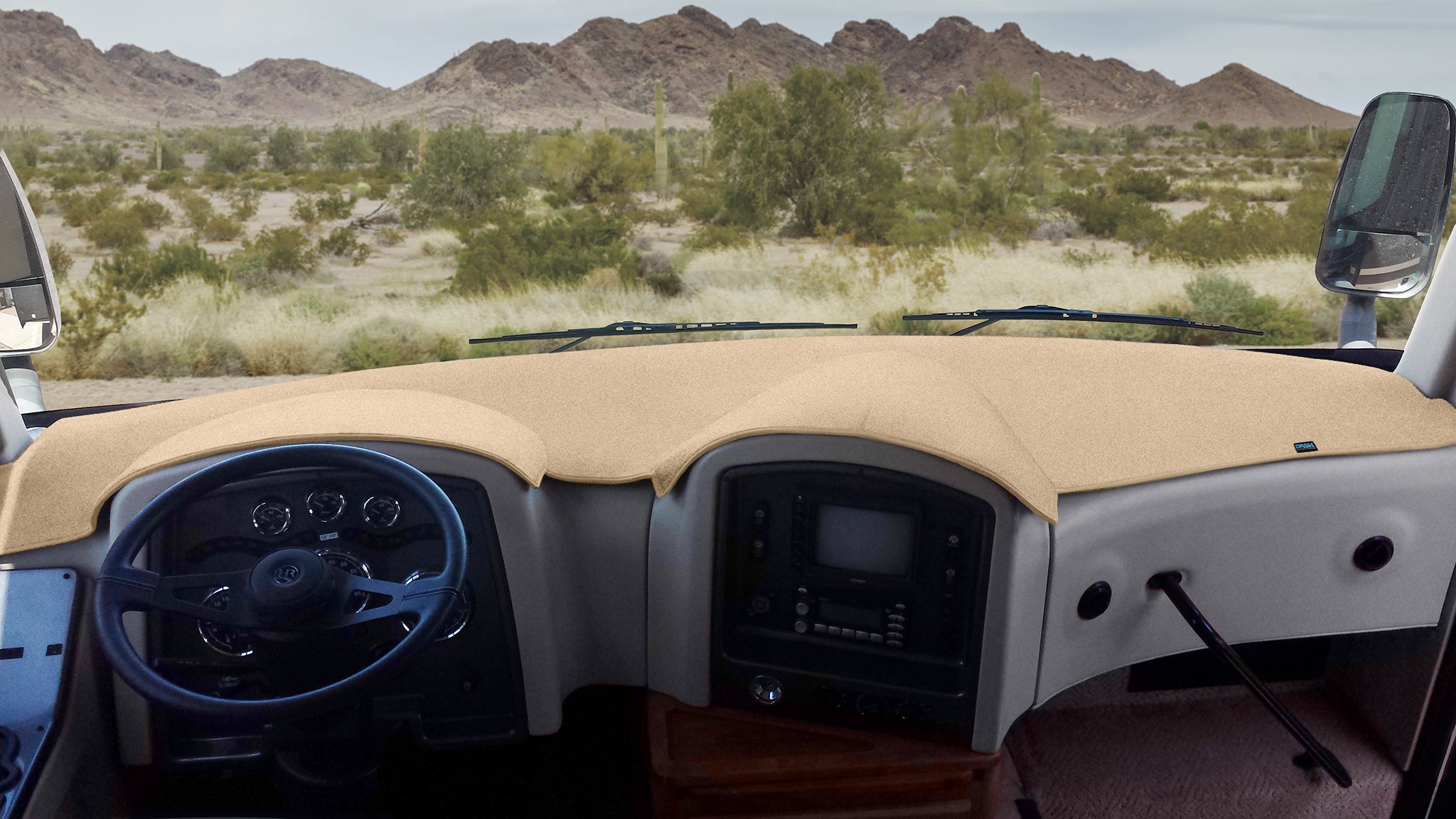 Vanilla RV Dash Cover for 2007 Holiday Rambler Ambassador