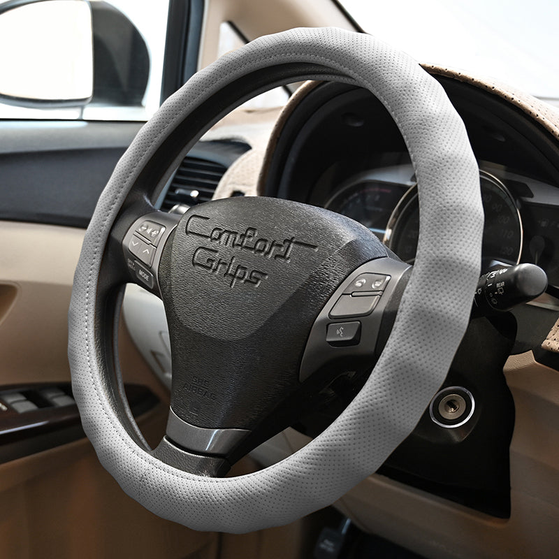 Racing Grip Gray steering wheel cover right side