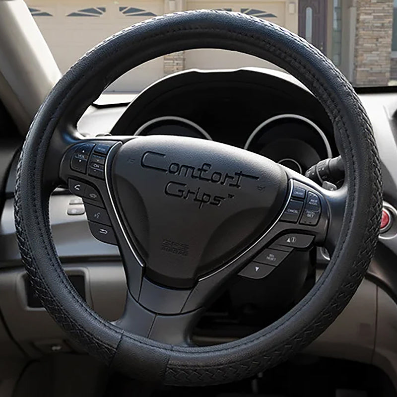 Riata steering wheel cover