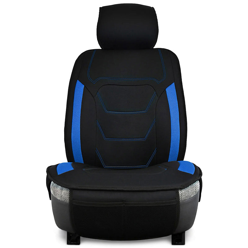 Blue Seat Topper front view