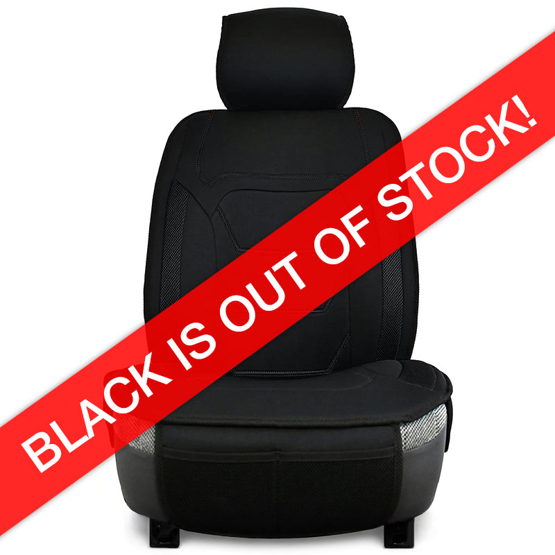 Black Seat Topper front view