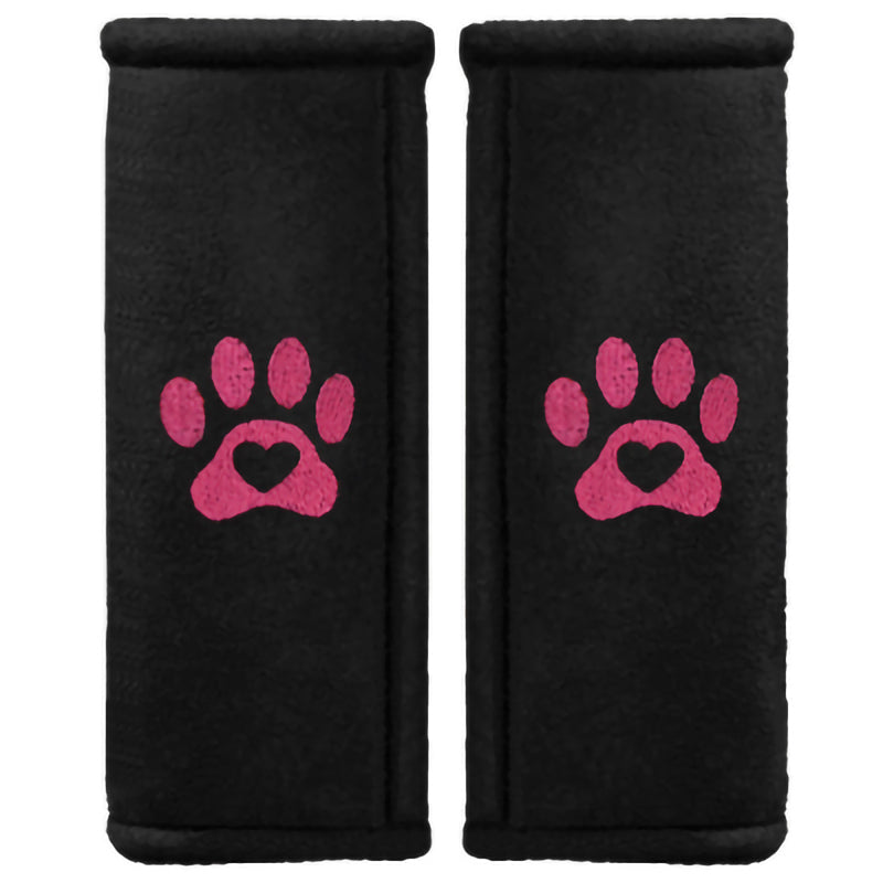 Seat Belt Cushion Paw Heart Twin Pack
