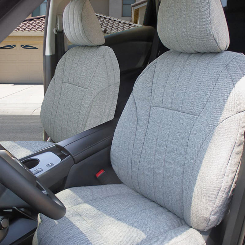 Seat Décor Tweed Gray front seats