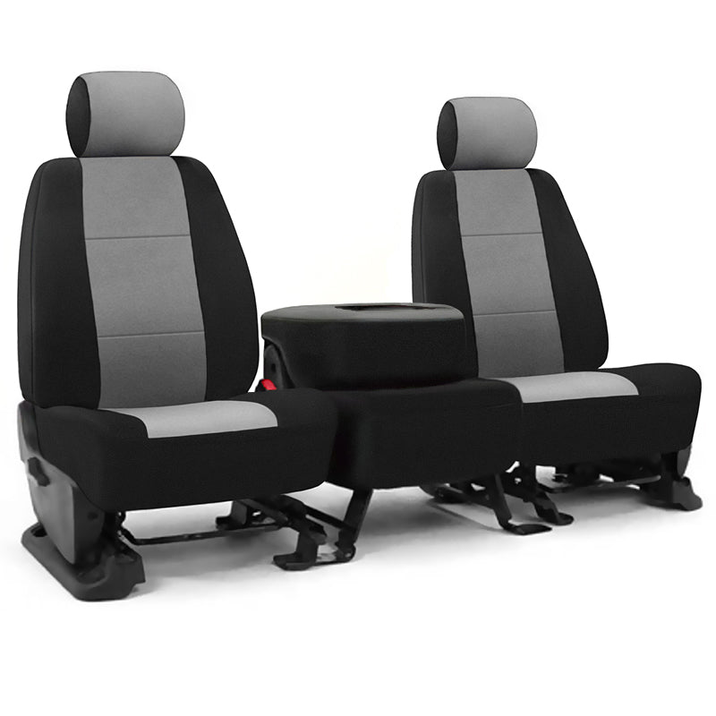 Seat Décor Genuine Neoprene Gray 2-Tone seat cover example