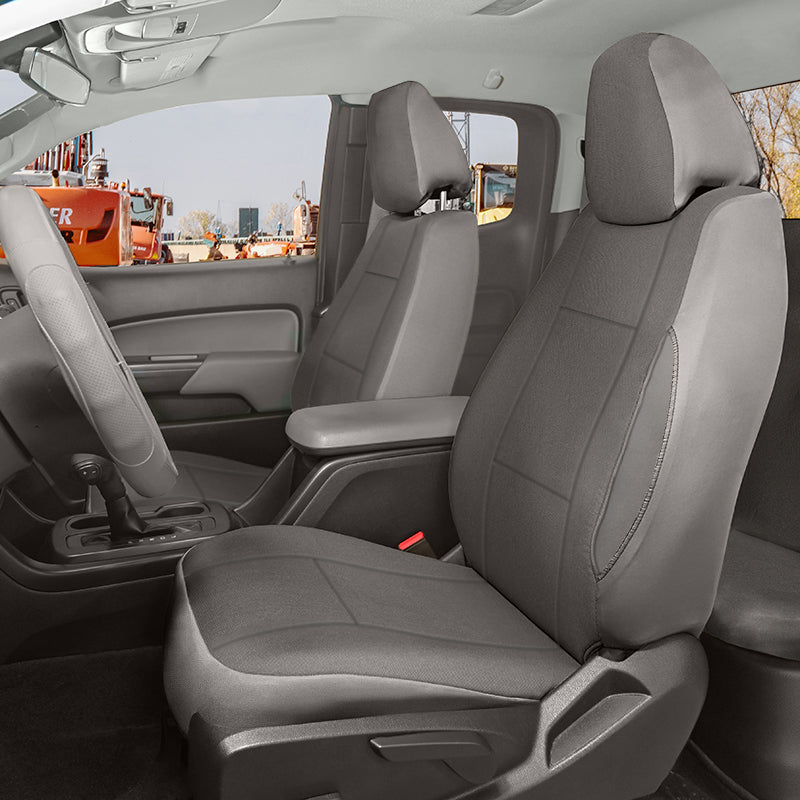 Seat Designs Kingston Silver seat covers by construction site