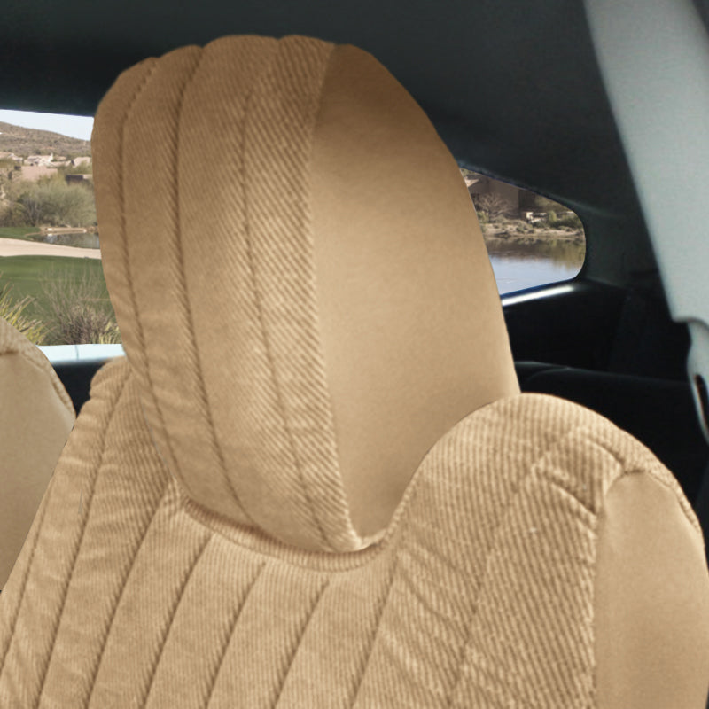 Seat Designs Madera Sandstone headrest closeup