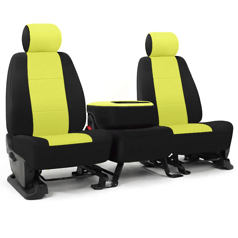 Seat Designs NeoSupreme Yellow 2-tone seat cover example