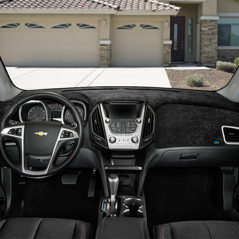 Brushed Suede Black Dash Cover Example