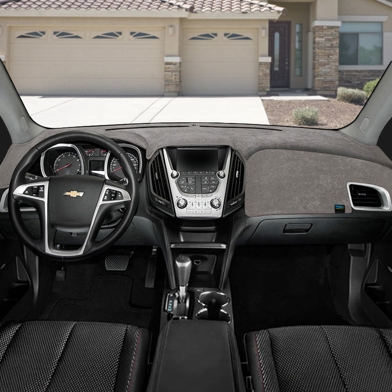 Brushed Suede Charcoal Dash Cover Example