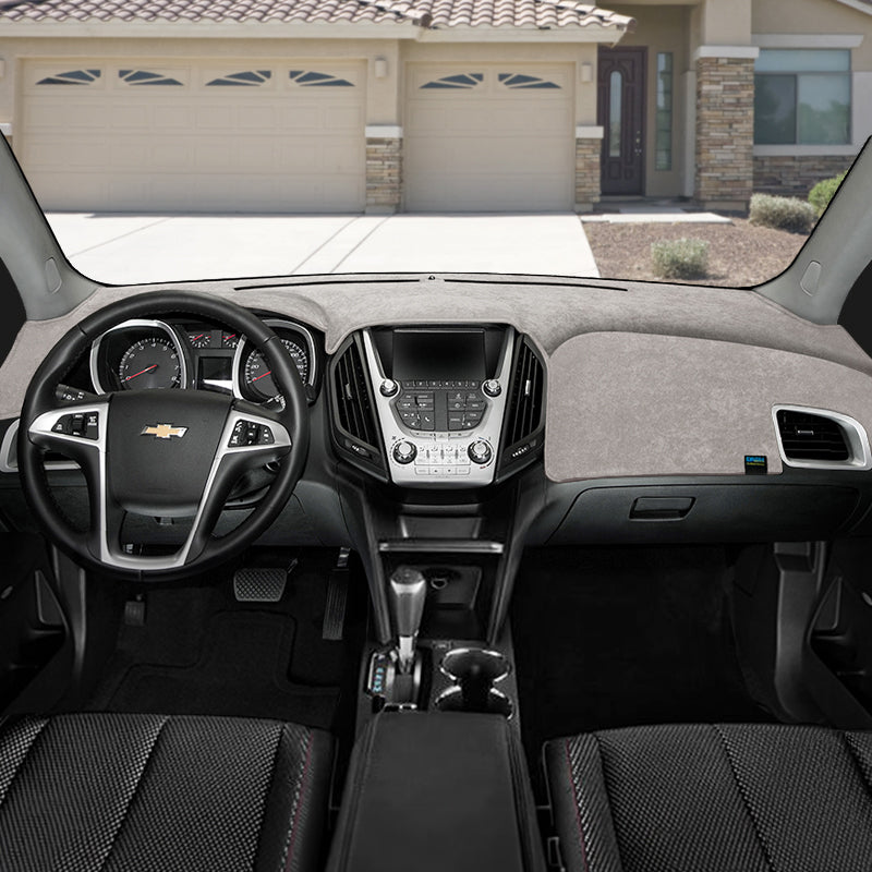 Brushed Suede Gray Dash Cover Example