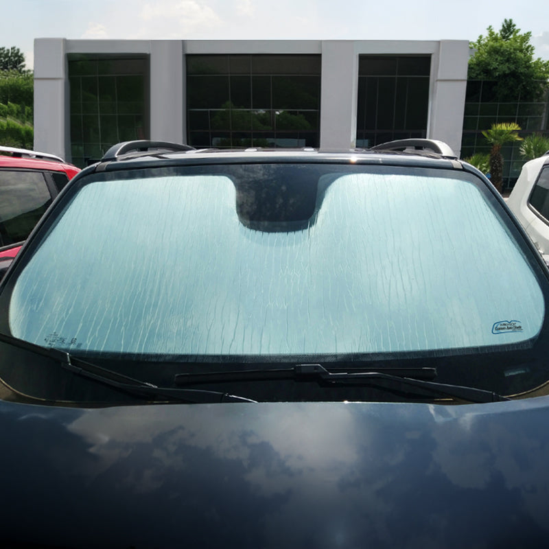 Custom Auto Shade in a dark car
