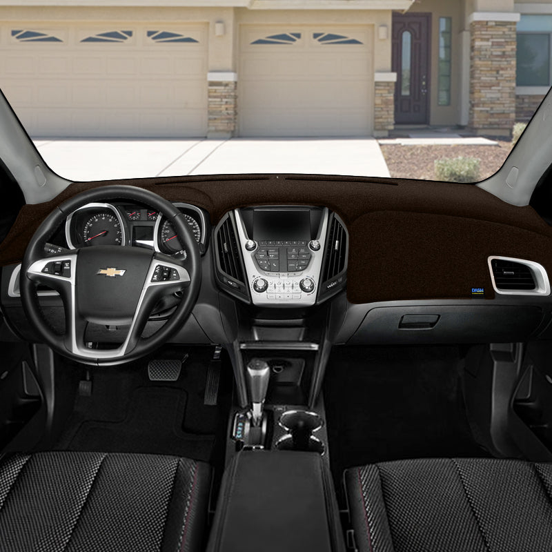 DD Plush Velour Dark Brown dash cover example