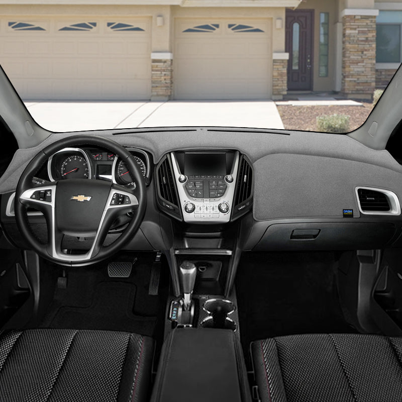 Dash Designs Plush Velour Medium Gray dash cover example