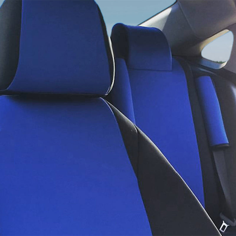 Seat Décor Genuine Neoprene Blue passenger side