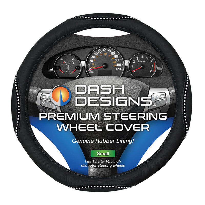 Gem Grip Black Small steering wheel cover