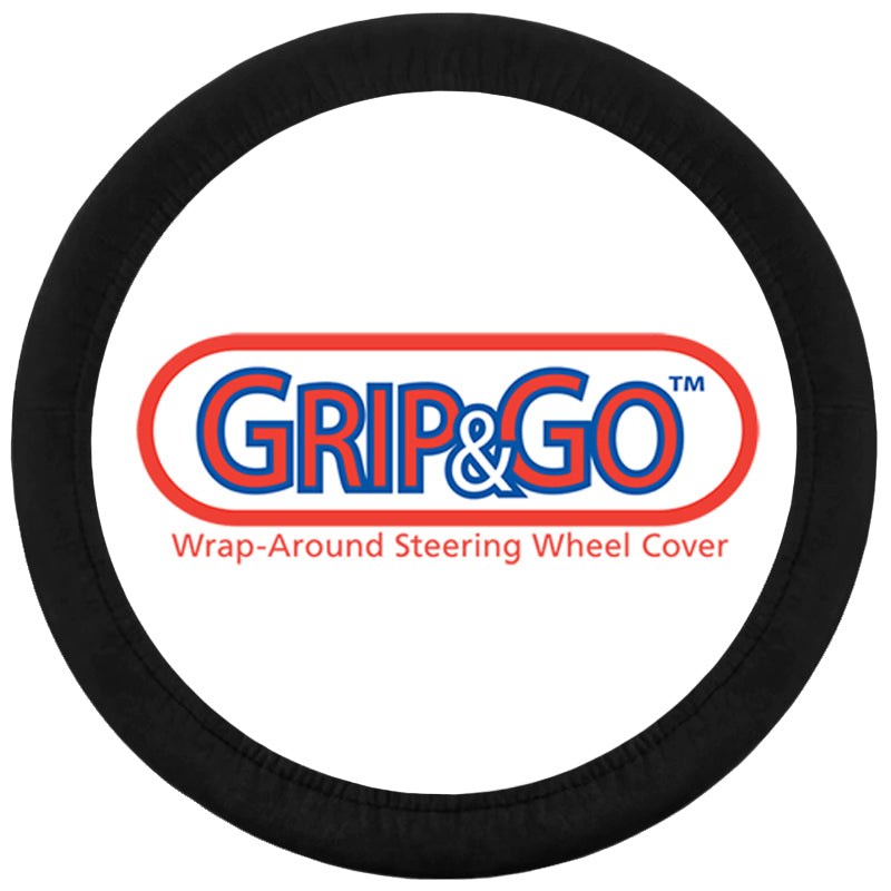 Grip&Go™ Brushed Suede Stretch-On Steering Wheel Cover