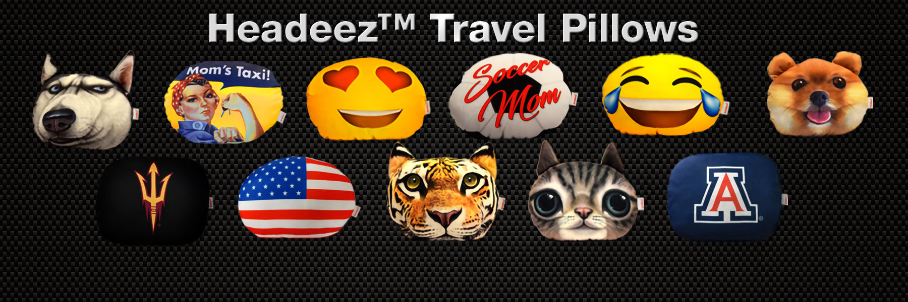 Headeez Travel Pillows Banner